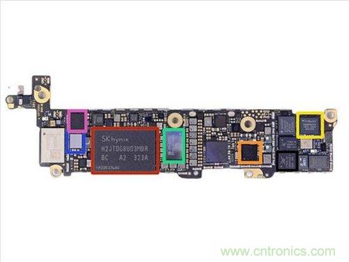 土豪金iPhone 5S拆解：內(nèi)部結(jié)構(gòu)升級(jí)，維修難度增加