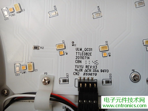高端大氣上檔次！智能遙控調(diào)光LED吸頂燈拆解