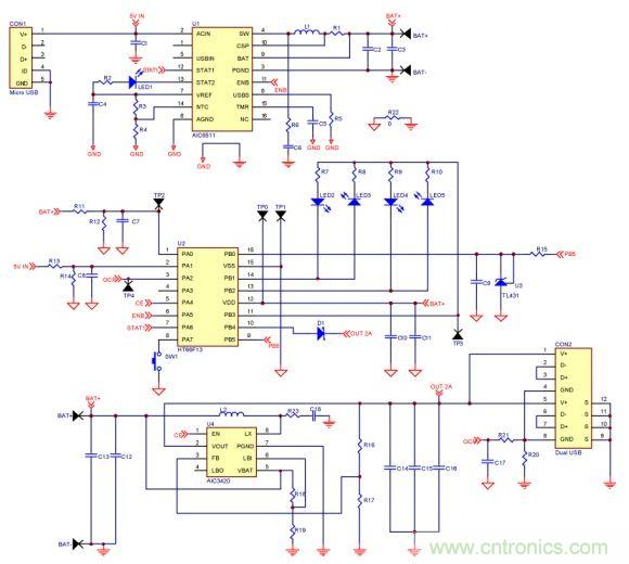 移動(dòng)電源電路的三種設(shè)計(jì)方案，哪個(gè)技高一籌？
